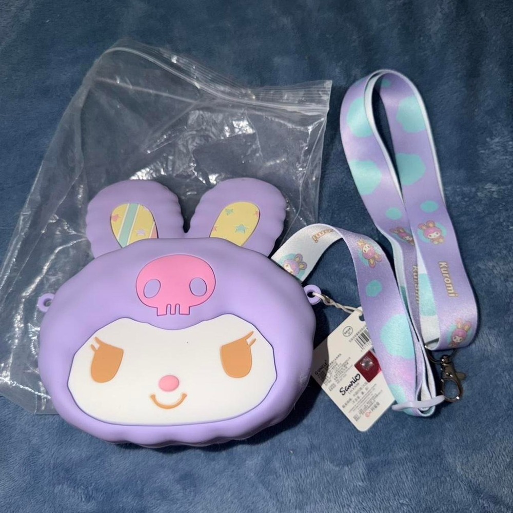 Hello Kitty & Friends KUROMI 3D Silicone Shoulder Purse Crossbody‎ Phone Bag